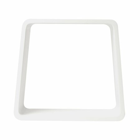 Alfi Brand White Matte Solid Surface Resin Bathroom / Shower Stool ABST55